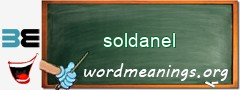 WordMeaning blackboard for soldanel